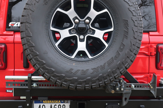 Rock Hard 4x4™ Patriot Series Rear Bumper with Tire Carrier for Jeep ...