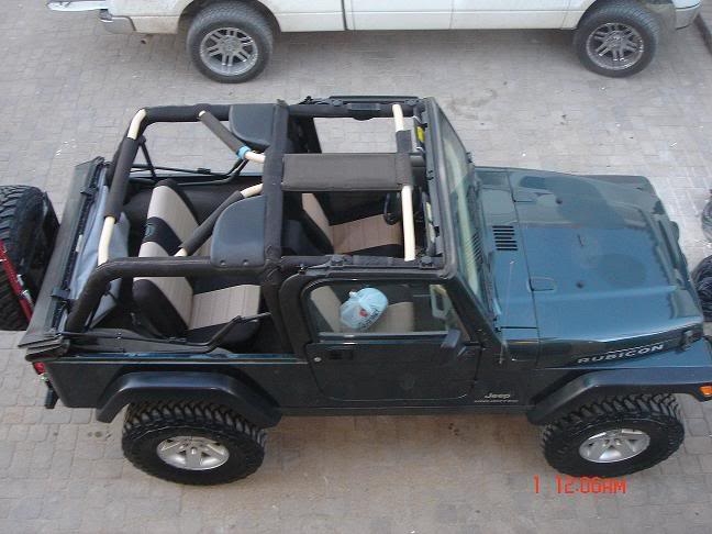 Rock Hard 4x4™ Straight Across the Rear Bar for Jeep Wrangler TJ and  Unlimited LJ 1997 - 2006 [RH-1001-B]