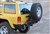 Rock Hard 4x4&#8482; Patriot Series Rear Bumper w/ Tire Carrier for Bushwacker&#8482; Flat Flares for Jeep Cherokee XJ 1984 - 2001 [RH-1013-D]