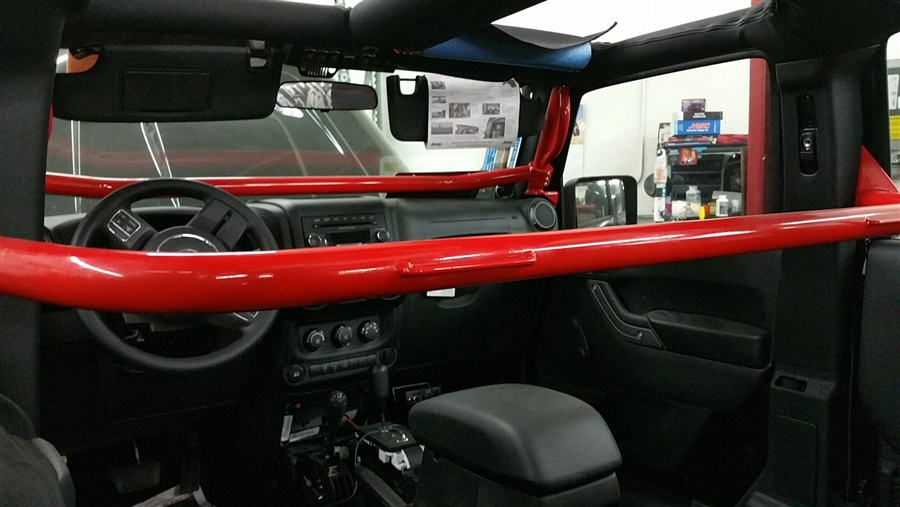 Rock Hard 4x4™ Front Seat Harness Bar for Jeep Wrangler JK 4DR 2007 - 2018  [RH-1030-SFH4]