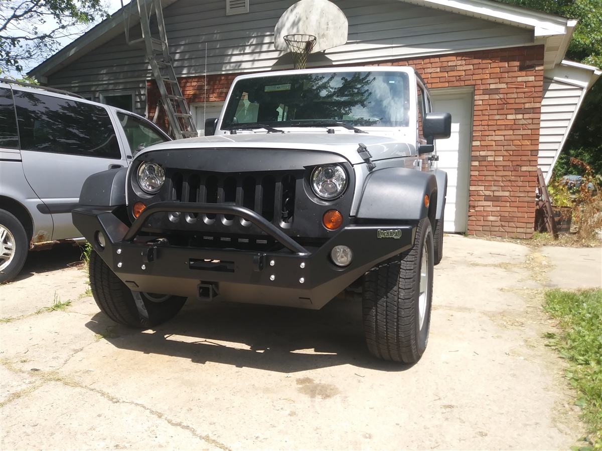 Jeep Wrangler JK Front Receiver Bumper