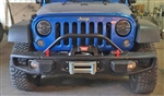 Rock Hard 4x4&#8482; Grille Guard and Light Mount Hoop for 10A/HardRock/Recon Edition Jeep Wrangler JK 2/4DR 2007 - 2018 [RH-5019]