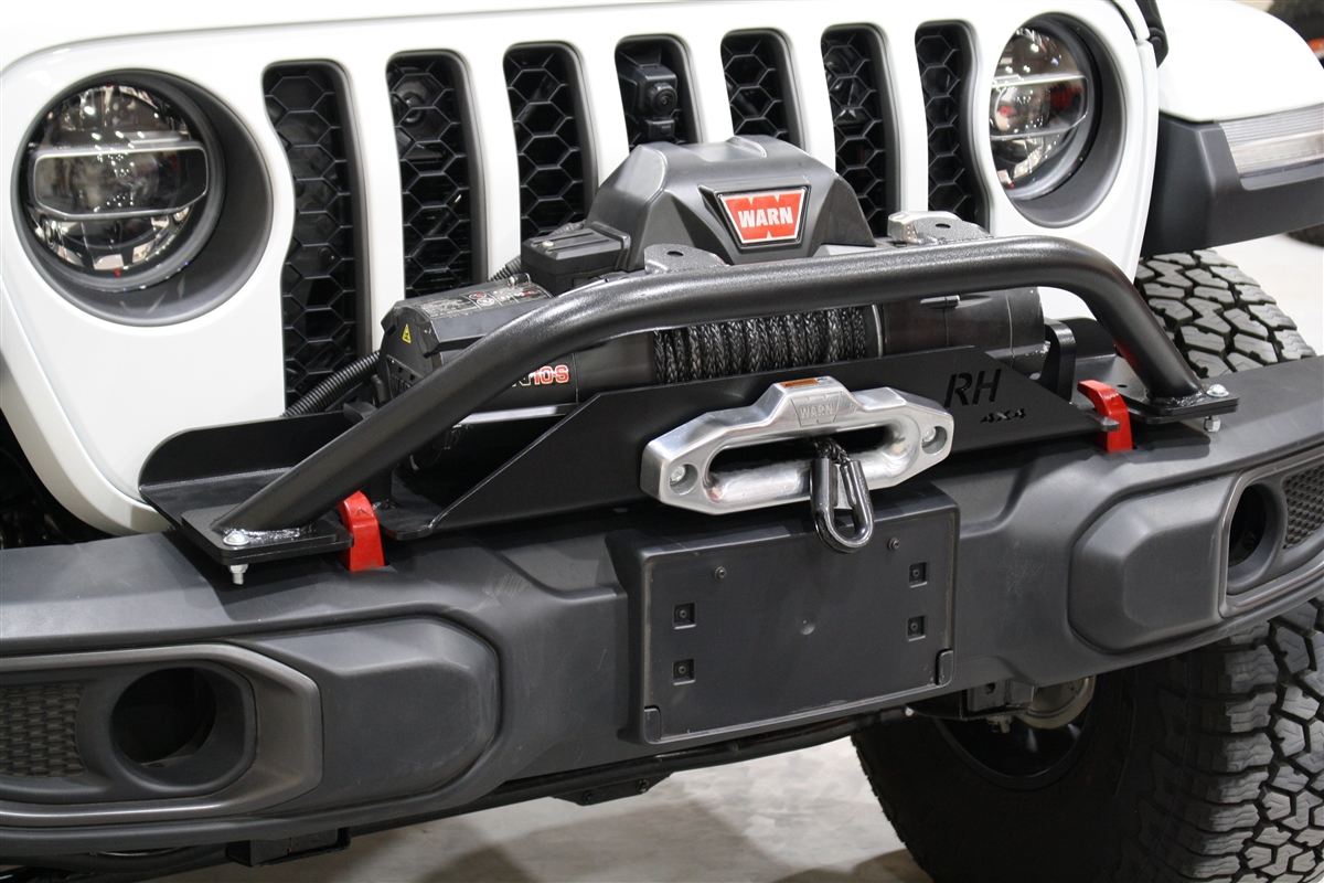 Rock Hard 4x4&#8482; Grille Guard and Light Mount Hoop for RH-90205 Winch Mounting Plate [RH-90207]