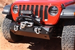 Rock Hard 4x4&#8482; Stubby Winch Guard with Light Mounting Tabs for RH4X4 JL/JT Stubby Front Bumper [RH-90208]
