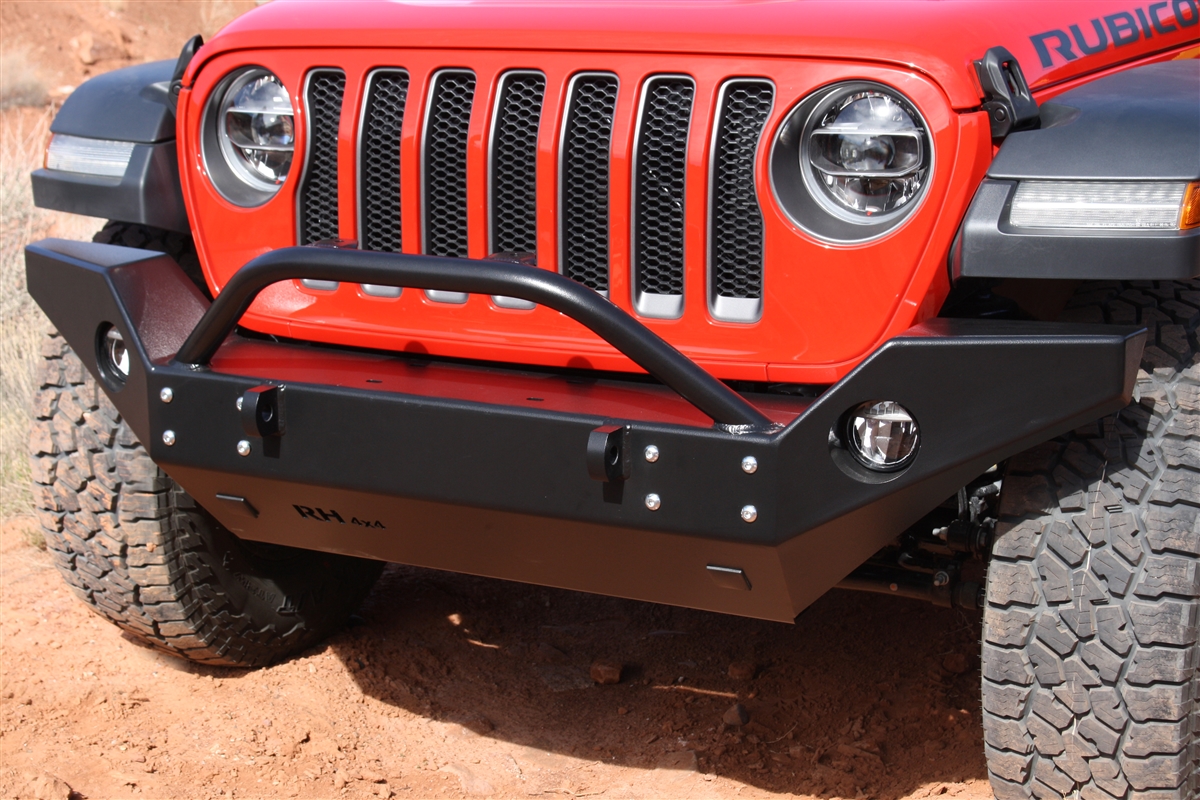 Rock Hard 4x4™ Aluminum Patriot Series Full Width Front Bumper for  Jeep Wrangler JL and