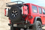 Rock Hard 4x4&#8482; Patriot Series Rear Bumper with Tire Carrier for Jeep Wrangler JL 2018 - Current [RH-90301]