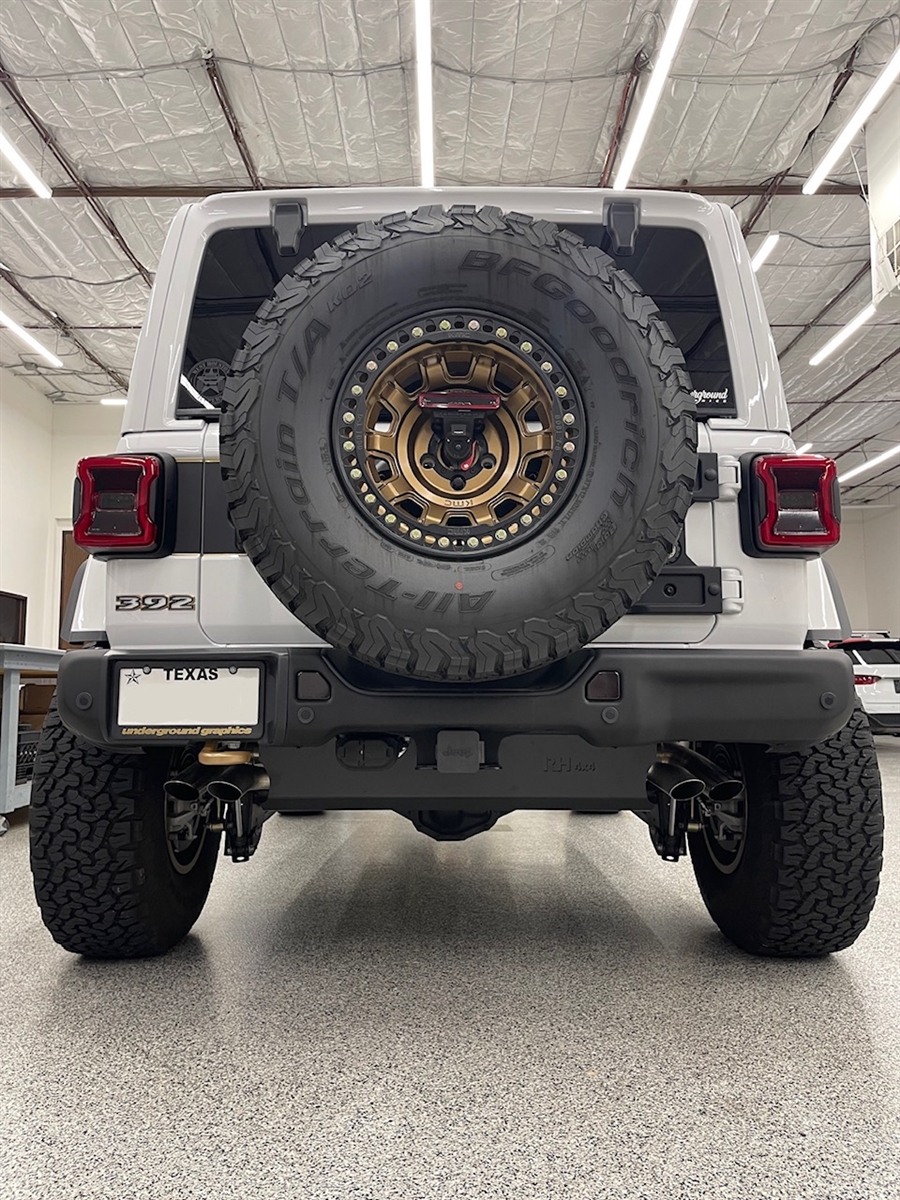 Rock Hard 4x4™ Muffler Skid Plate for 392 HEMI Jeep Wrangler JL 2/4DR  2018 - Current [RH-90505]